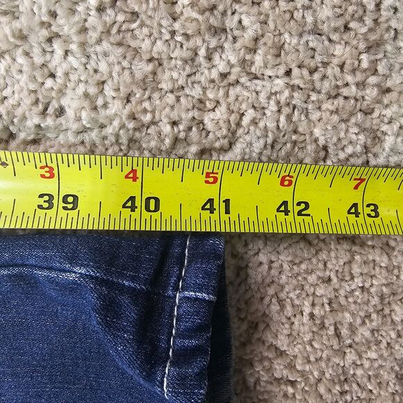 ZCO Boot Cut Stitch Flap Embroidered Pocket Jeans Dark Wash Women's Size 16 - Picture 13 of 16